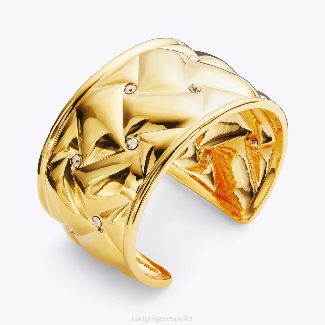 Kurt Geiger mujer pulsera london metal acolchada xl 2LPR543 | accesorios oro